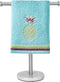 Hand Towel Holder Stand Countertop, Sturdy Marble Base, No Wobbly Hand Towel Rack for Bathroom (Brushed Nickel)