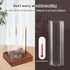 Incense Holder for Sticks, Removable Glass Ash Catcher, Mess-Free Incense Burner for Meditation and Relaxation