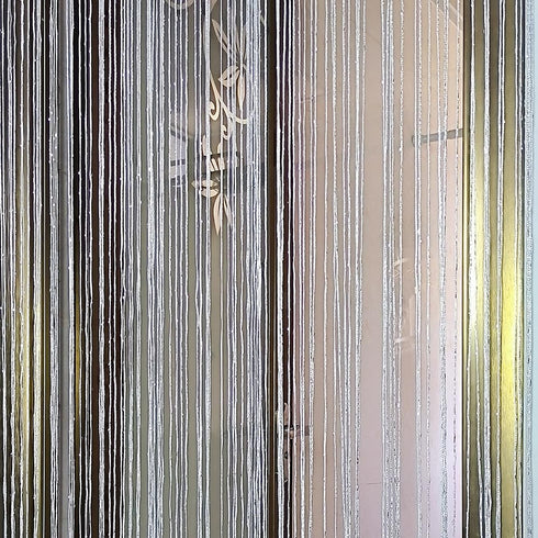 Home Decor Sequin Curtain for Doorway, 39x79 inch Hanging String Curtains, Sheer Decorative Crystal