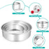 TeamFar 6/8/9 Inch Cake Pan Set - Stainless Steel Round Baking Pans for Cake, Brownie, Lasagna, Dishwasher Safe