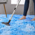 5x8 DweIke Fluffy Blue Shag Rugs for Bedroom Living Room, Large Soft Plush Tie-Dyed Light SkyBlue Girls Boys Kids Rug