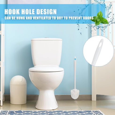 15 14.2 Inch Commercial Tioncy Pcs Toilet Brush Heavy Duty Toilet Bowl Cleaning Scrub Long Scrubber for Bathroom