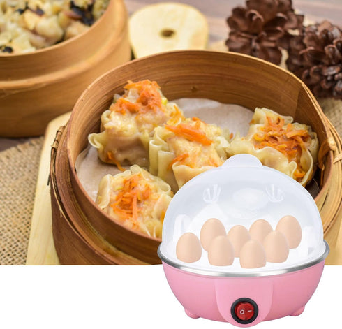 Fdit Egg Cooker,With Heating Plate Can Cook 7 Large Eggs Automatic Power Off Suitable for Kitchen Cooking () by Fdit