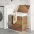 GREENSTELL Laundry Hamper - 90L Clothes Hamper with Lid, 2 Removable Liner Bags & 2 Mesh Laundry Bags, Handwoven