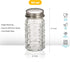 Retro Style Salt and Pepper Shakers with Stainless Tops, 2