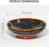 Bowl,10.2" Counter, Counter Ceramic Fruit Decorative Bowl, Large Fruit Bowl for Kitchen Pedestal Bowl, Kitchen Dcor