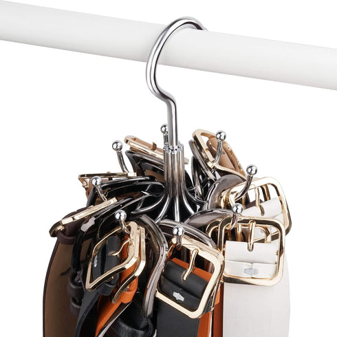 ZEDODIER Belt Hanger, Closet Organizer for Belts and Ties, Keeping Accessories Visible and in Good Condition