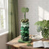 Leinuosen Monstera Leaves Paper Towel Holder Tropical Monstera Wooden Paper Towel Holder Green Ocean Tropical Bathroom