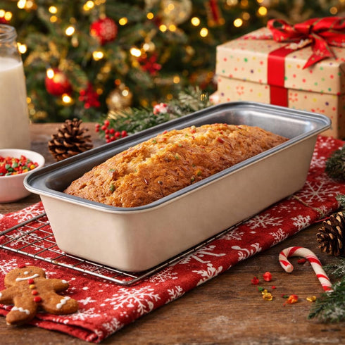 13x4 Inch 3-Pack, Loaf Pan Nonstick Carbon Steel Bread Pan for Even Baking, Long Baking Pan for Homemade Sourdough