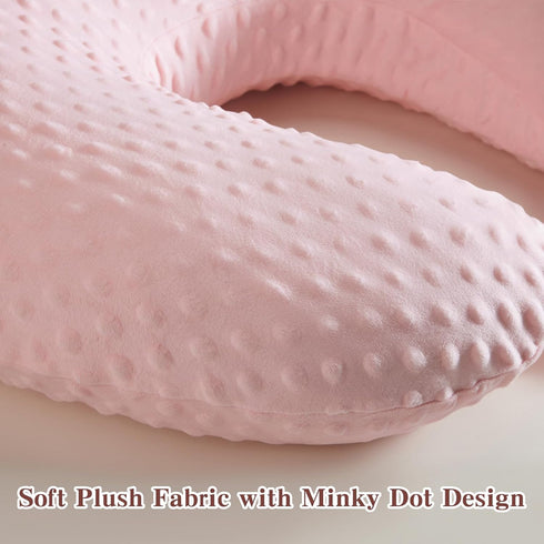 Reading Pillow for Gaming Reading Crochet, U Shaped Arm Support Pillow with Removable Cover Reducing Arching Neck