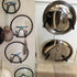Set of 4 Self Adhesive Pan Pot Lid Holders, Cabinet Door/Wall Mount Storage Organizer for Lids Up to 11 Inches.