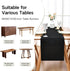 90 Inches 12X90 Inch Farmhouse Black Table Runner Dining Table Runners Long Coffee Table Runner for Dresser Living Room