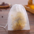 300 Pcs Disposable Drawstring Tea Filter Bags, Empty Cotton Filter Bags for Loose Tea (3.94 x 3.15 inch)