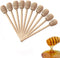 50 Pcs Wooden Honey Dipper Stick Collecting Dispensing Drizzling Jam Portable Wedding