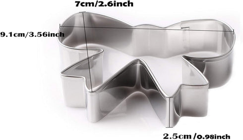 3.56-inch Stainless Steel Bow-knot Biscuit Cookie Cutter