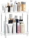 Multi-Functional Bathroom Organizer Countertop for Makeup, Skincare, and More, Acrylic 2-Tier Vanity Tray