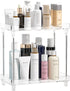 Multi-Functional Bathroom Organizer Countertop for Makeup, Skincare, and More, Acrylic 2-Tier Vanity Tray