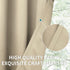 BGment Sliding Door Curtains for Patio 84 Inch Long, Room Darkening Blackout Curtains, Extra Wide Thermal Insulated