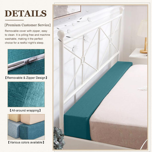 Blue-LxWxH-54 2 10in) Mattress Extender for Twin/Twin XL/Queen/King Bed, Bed Gap/Space/Crack Filler Between Headboard