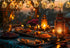 Hying 9.8Ft Moon Star Ramadan Lantern Light - Battery Operated LED Fairy String Lights for Home Eid Mubarak Decorations