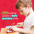 Baketivity 6 Piece Kids Cutting Board and Knife Set, Plastic Knives and Flexible Cutting Boards for Safe Cooking