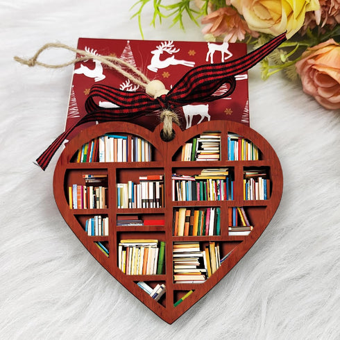 Book Ornament, Book Lovers Gifts - Book Ornaments for Christmas Tree, Bookworm, Book Club, Bookish, Library, Bookshelf
