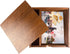 6.73x6.73x1.38inch) Wood Gift Box with Sliding Top, JBOS Discrete Sliding-Lid Wooden Boxes Photo Box Wedding Memory Box