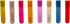 Capabunga GlassWhere Reusable Silicone Stemless Glass Identifiers, Assorted Bright Colors Collection
