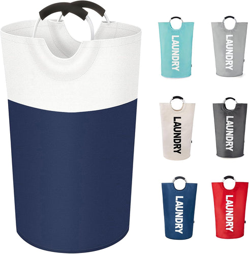 Twira 125L Pro XX-Large Laundry Basket, Waterproof Collapsible Hamper with Padded Handles for College and Bathroom