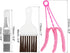 PATIKIL Air Conditioner Fin Comb, Stainless Steel Condenser Fin Straightener & Cleaning Brush & Blind Cleaner Duster Tool for AC Unit Radiator Refrigerator