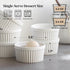 DOWAN Ramekins 4 oz Oven Safe for Creme Brulee Souffle, Porcelain Custard Cups, Set of 6, Classic White