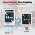 3.2'' 1Pack BaldrTherm Room Thermometer Indoor Humidity Meter, Solar-Powered Digital Temperature Sensor Monitor
