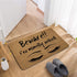 Welcome Funny Door Mat, Personalized Doormat with Anti-Slip Rubber Back (23.6 X 15.7 inch)