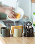Zoeeker Sponge Holder for Kitchen, Ceramic Sink Caddy Scrub Sponge Rack Dish Rack Scrubbers Holder for Kitchen Sink