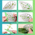 Boorika 9-Hole (2) Herb Stripper Stainless Steel Herb Peeler for Quick Leaf Stripping Multi-Purpose Kale, Rosemary