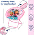 Chair,19 3+ Gabbys Dollhouse Toddler Saucer Kids Folding Lounge Chair with Soft Cushion & Sturdy Metal Frame, Portable