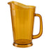 G.E.T. P-1064-1-A-EC BPA-Free Break-Resistant Plastic Serving Pitcher, 60 Ounce, Amber