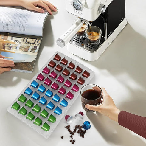 Coffee Pod Holder Drawer Nespresso Coffee Pods Storage Drawer Nespresso Coffee Capsules Drawer Organizer (clear) by ZFGOLD