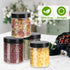 Mfacoy 6 Pack Plastic Jars with Lids, 8 oz Clear Storage Containers for Food, Spices, and Crafts