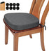 BUYUE Thickened 2.5" Friendly Woven Fabric Dining Chair Cushion, U-Shape High Density