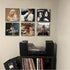WEIMAISI 8 Pack 7 Inch, Album Album Clear Vinyl Record Shelf Wall Mount Acrylic Vinyl Holder Display, CD shelf, Frame