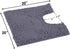 LuxUrux Bath Mat, U-Shaped Contoured Rug for Around Toilet, Super Absorbent Shaggy Bath Rug. Machine Wash & Dry by LuxUrux