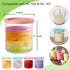 4 Pack,Compatible 11-in-1 NC501 NC500 Maker,24oz Replacement for Creami Deluxe Pints and Lids with Ninja Creami Series