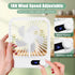 Travel Fan for Sleeping, Portable Fan for Travel Rechargeable with Digital Display, 100 Speed Wind Personal USB Fan with Variable Speed Knob, Small Desk Fan for Bedroom Travel Essentials, White by Cooperwin