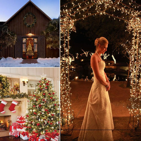 Christmas Lights, Battery Operated String Lights 18ft 50 LED, 8 Modes with Timer for Indoor Outdoor Decor
