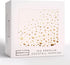 Stylish Gold Disposable Cocktail Napkins, 100 Count, 3-Ply 5x5 Inch White and Gold Dessert Napkins for Parties