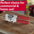 Chef-Master Commercial Can Opener, Multi-Purpose Manual with Anti-slip Grip Knobs, Easy Turn Knob, #90226