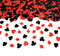 Werich Casino Poker Confetti, Metallic Foil Table Scatters for Party Decorations, Wedding, Birthday