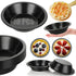 Mini Pie Tins 10 PACK, 4 Inch Nonstick Small Pie Pans, Carbon Steel Individual Tins for Baking Dessert, Oven Safe