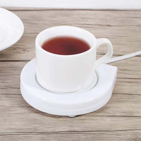 Cup Warmer Pad, Electric Powered Constant Temperature Coffee Warmer Plate for Office Home Desk Use